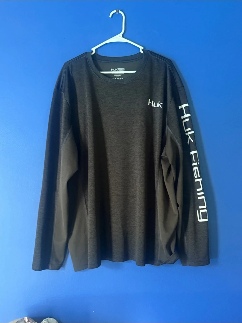 Huk Performance Long Sleeve Shirt - Black